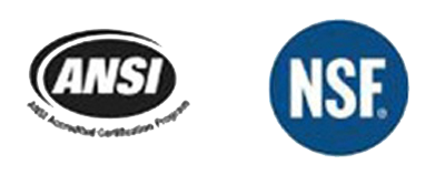 ANSI & NSF.